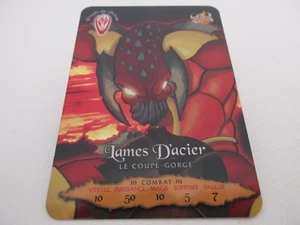 Karte GORMITI METALLCARDS Nr. 77 - Stahlklinge Le Coupe Gorge - Preziosi 2009 Fr - Bild 1 von 2