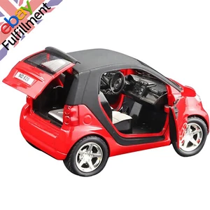 Red 1:32 Model Car Metal Diecast Toy Vehicle Kids with Sound Light Pull Back - Picture 1 of 10