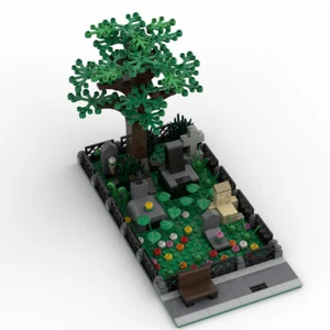 YOUFOY CHURCH CEMETERY with Trees and Shrubs Building Toys Set 262 Pieces - Picture 1 of 4