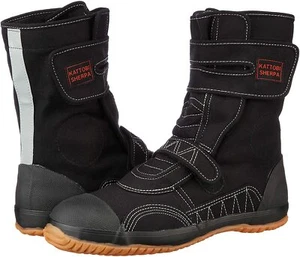 Fuji Japanese TABI Boots Ninja Safety Work Shoes High Cut w/Guard 9950 Black - Picture 1 of 7