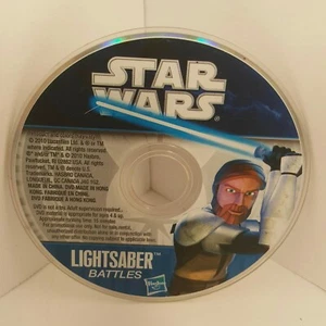 Star Wars Lightsaber Battles Mini DVD Hasbro 2010 Cleaned and Tested - Picture 1 of 2