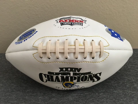 Super Bowl XXXIV Football St. Louis Rams Super Bowl Champions Cover