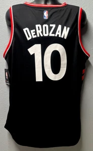 Maglia da basket NBA Toronto Raptors #10 DeMar DeRozan da uomo taglia: xl nera - Nuova con etichette - Foto 1 di 11