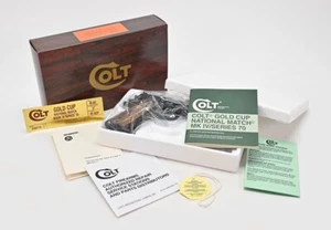 Colt G. C. N. M. 1911 MK IV Series 70 1978 Wood Grain Foam Insert Box & More New - Picture 1 of 11