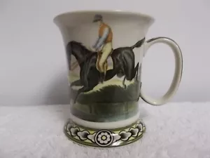 Taza de té de café de porcelana para caballo saltar ecuestre y jinete - Imagen 1 de 7
