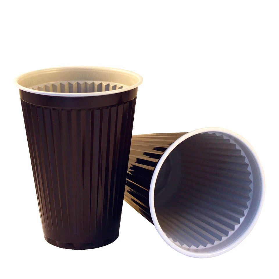 Flo Automatenbecher Thermobecher 3000 Stk braun 180ml Kunststoff-Becher