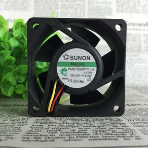 SUNON PMD1206PTV1-A 60x60x25mm 6025 Fan 12V 4.3W Connector 3 wire M696 QL - Picture 1 of 2