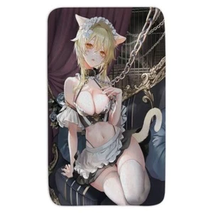 Sexy Gato Niña Juego de Cartas Alfombra de Anime Alfombra de Juego Escritorio Alfombrilla de Ratón Reposamuñecas - Imagen 1 de 6