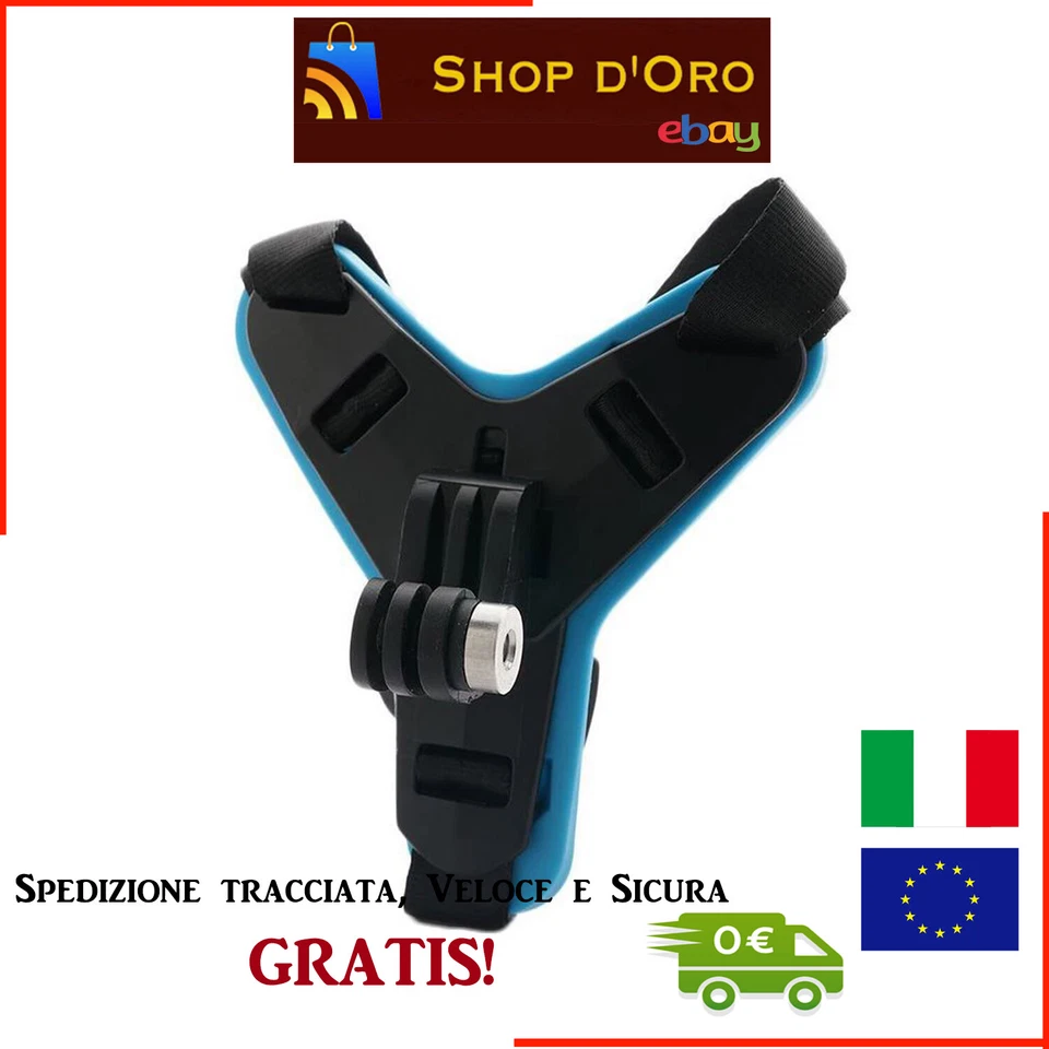 Moto Casco Mento Supporto Per GOPRO Per Hero 5/6/7/8/9 Azione SPORTS Fotocamera