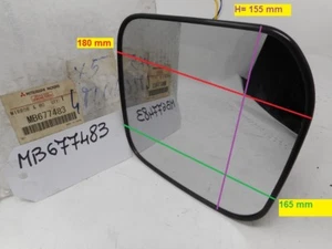 Vetro Retrovisore esterno sinistro o regolazione elettrica Mitsubishi Pajero - Picture 1 of 3