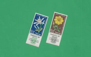 Israel Nr 180-181 , 1096-1097 Berühmte Frauen 1,83 Satz. full tabs MNH - Bild 1 von 2