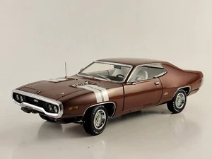 Franklin Mint 71 Plymouth GTX 440+6 "BURNISHED RED" LE 283/2500 1:24  L@@K! - Picture 1 of 12