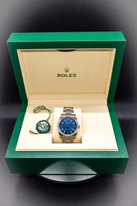 Rolex Oyster Perpetual | 34mm | w/Papers and Authenticity card + Extra Links - Picture 1 of 4