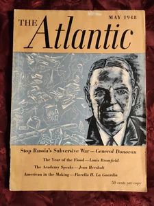 ATLANTIC May 1948 Eudora Welty George Santayana Louis Bromfield W. B. Ready - Picture 1 of 1