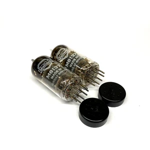 M. Pair CV4004 M8137 Box Plate Ring Getter NOS Mullard UK Valve Tubes (VT9) - Picture 1 of 3