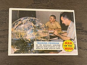 1969 Topps Man on the Moon Training Program (Wrong Back)