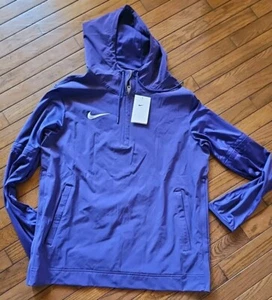 Mens Nike Long - Sleeve Hooded Woven Coach Jacket Orchid Size Medium - Picture 1 of 4