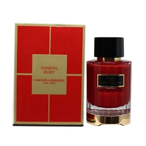CAROLINA HERRERA SANDAL RUBY EAU DE PARFUM SPRAY 100 ML/3.4 FL.OZ. NIB - Picture 1 of 1