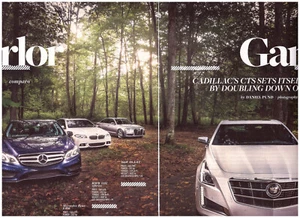 '13 Audi A6 3.0T v BMW 535i xDrive v Cadillac CTS v Mercedes-Benz E350 Comparo - Picture 1 of 1