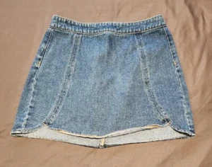 Pacsun Denim Mini Skirt Small Scallop Trim Womens/Teen Short Skirt Casual - Picture 1 of 7