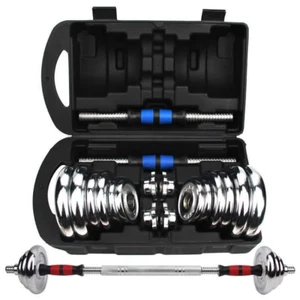 15KG 20KG Dumbells Pair of Gym Weights Barbell/Dumbbell Body Building Weight Set - Picture 1 of 6