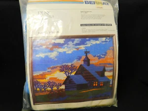 Vintage 1979 BERNAT QuickStitch Nadelspitzen-Set DÄMMERUNG 14 Stück Netz TO2009 - Bild 1 von 5