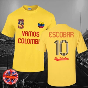 Pablo Escobar Kolumbien T-Shirt, Fußball, Fußball, Narcos, Herren, Damen, Geschenk - Bild 1 von 1