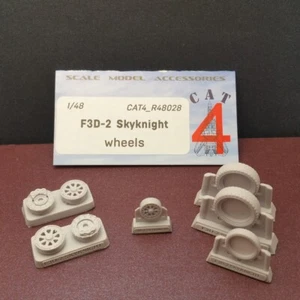 CAT4 R48028 - 1/48 - F3D-2/2N Skyknight wheels. Resin parts - Picture 1 of 12