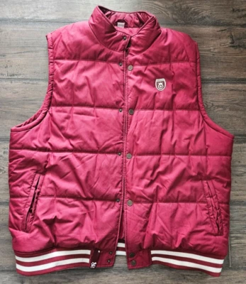 Chaleco acolchado LRG Lifted Research Group para hombre 4XL HIP HOP Y2K Foto 1 de 2