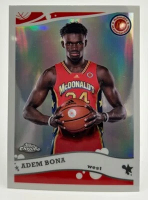Adem Bona (RC) 2022 Topps Chrome McDonald's AA Refractor 2006 Flashback #2K6-22  - Image 1 of 3