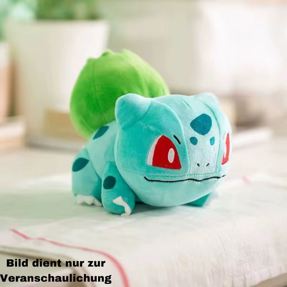 Pokemon Stofftier Plüsch Plüschtiere Kuscheltier Bisasam Neu ca 15-20 cm - Bild 1 von 1