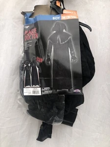 New Plague Doctor Halloween Horror Child Costume size M 8-10 - Picture 1 of 2