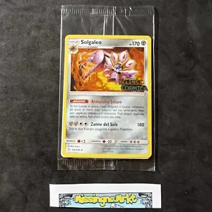 Solgaleo 142/236 Promo Eclissi Cosmica_ Italiano_ New-Sealed_ Solgaleo Stamped - Bild 1 von 2