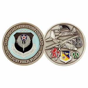 US Air Force Hurlburt Field USAF Special Operations Command Challenge Coin CC-48 - Picture 1 of 1