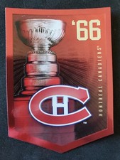 2011-12 Panini Molson Coors Stanley Cup Champions #1966 MONTREAL CANADIENS