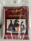 Boye Rush'n'Punch Loop Embroidery Kit Wine And Cheese Vintage 1979  New