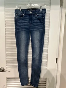 Express Skinny Jeans Legging Mid-Rise Women's 6R Stretch Medium Wash. F-2 120 - Picture 1 of 9