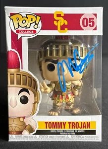 Funko Tommy Trojan firmado por Caleb Williams #05 JSA AY04672 - Imagen 1 de 5