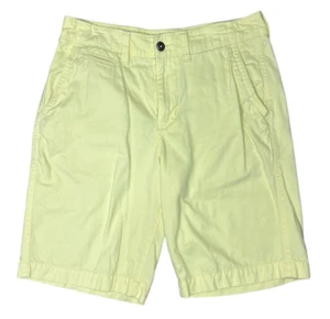 American Eagle Outfitters Shorts Mens Size 31 Pale Yellow Longboard Chino Casual - Picture 1 of 8