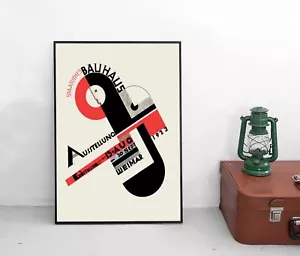 Poster mostra statale Bauhaus Weimar 1923 manifesto arte scuola d'arte - Foto 1 di 3