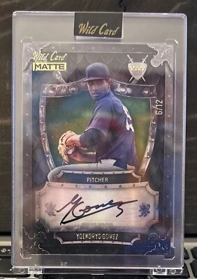 2024 Wild Card Matte Autograph Yoendrys Gomez 6/12 New York Yankees  - Image 1 of 2