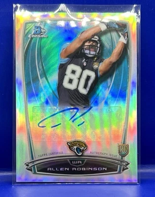 Allen Robinson 2014 Bowman Chrome RC Auto Refractor Jaguars Chicago Bears - Image 1 of 2