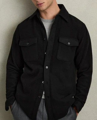 Reiss Demari Hombre Chaqueta Negra. Talla grande Foto 1 de 4