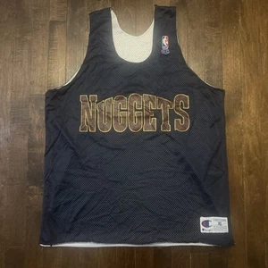 Vintage Denver Nuggets NBA Champion Reversible NBA Practice Jersey - Picture 1 of 5