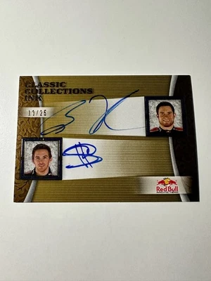 2009 Press Pass Showcase Scott Speed Brian Vickers Red Bull Dual Auto /25 Bronze - Image 1 of 2