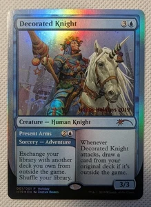 Decorated Knight - FOIL - NM - MTG Special Occasions: Happy Holidays 2019  - Picture 1 of 3