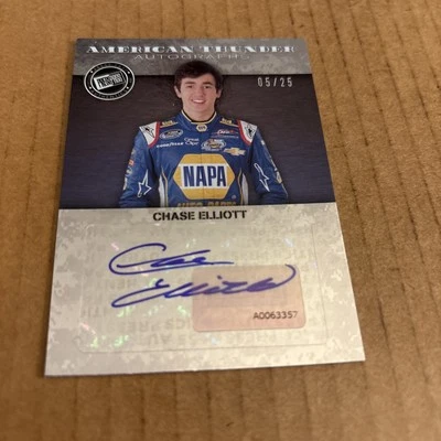 2014 Press Pass AUTO ROOKIE SP /25 Chase Elliott RC #ATA-CE2 NASCAR Racing (f3) - Image 1 of 2