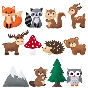 Kid Sewing Craft Kit Felt Animals Children Birthday Gifts Educational Toys St... - Picture 1 of 9