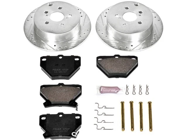 Kit de pastillas de freno trasero y rotor 32SWFF58 para Pontiac Vibe 2003 2004 2005 2006 Foto 1 de 1