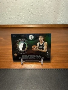 2025-26 Topps Roundball Remnants Rookie Patch 4/10 Egor Demin RC Nets - Bild 1 von 2